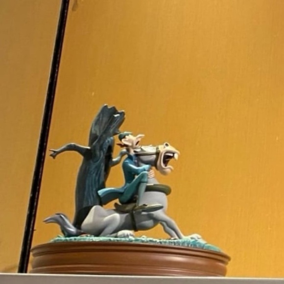 DISNEY ICHABOD CRANE AND HEADLESS HORSEMAN LIGHT-UP FIGURE SET MR. TOAD D23 NIB - Picture 3 of 3